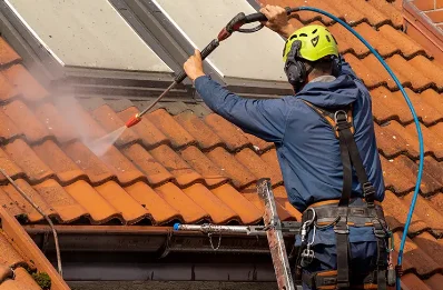 Démoussage et hydrofuge de toiture à Montdragon